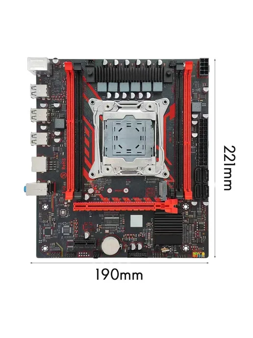 Материнская плата X99 чипсет X99 P3 LGA2011 Q57 гигабитный, вариант, фото 2