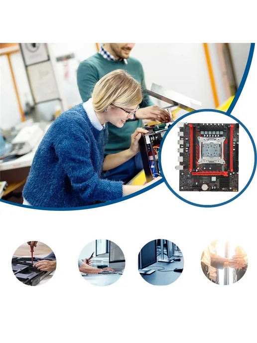 Материнская плата X99 чипсет X99 P3 LGA2011 Q57 гигабитный, вариант, фото 6