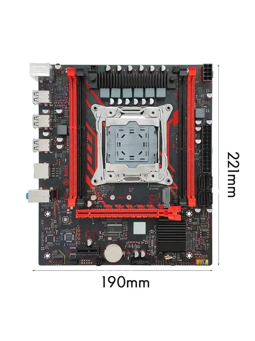 Материнская плата X99 P3 с сокетом LGA2011 и чипсетом Q57 а, вариант, фото 2
