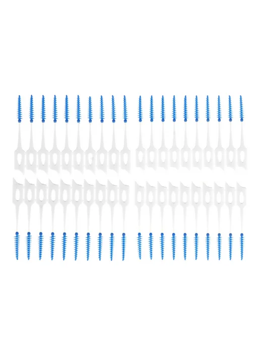 40 шт уп Interdental Floss мягкая нить для зубов, гигиена, 40 шт, фото 3
