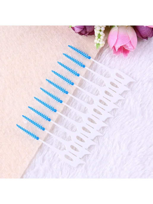 40 шт уп Interdental Floss мягкая нить для зубов, гигиена, 40 шт, фото 4