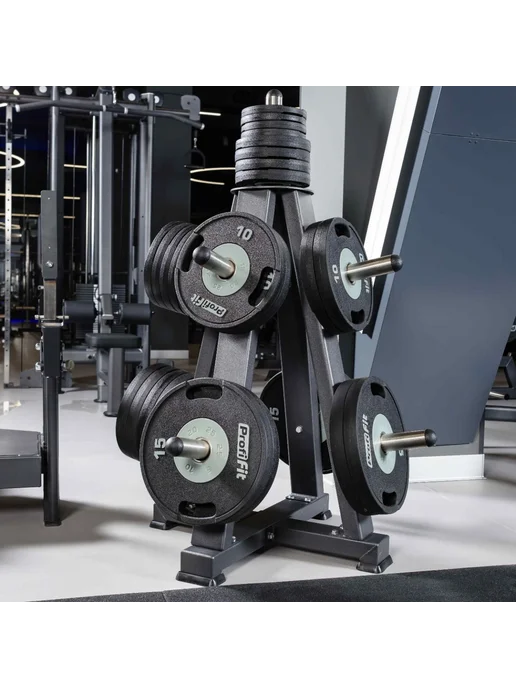 PROFI-FIT Блин для штанги полиуретановый D51 мм 2,5 кг, 2,5 кг, фото 4