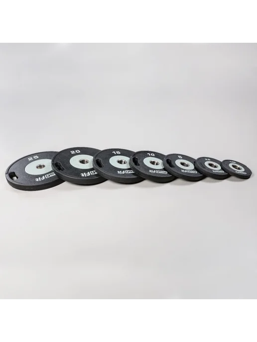 PROFI-FIT Блин для штанги полиуретановый D51 мм 2,5 кг, 2,5 кг, фото 8