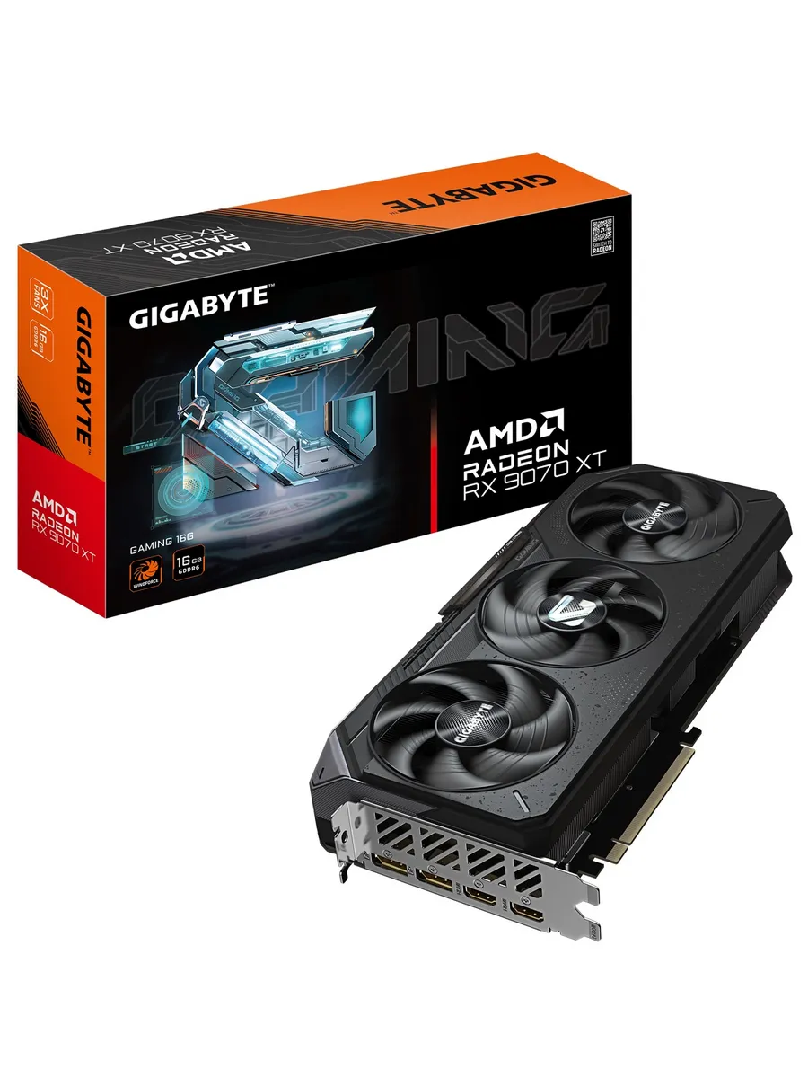 Gigabyte Видеокарта Radeon RX 9070 XT Gaming 16GB GDDR6