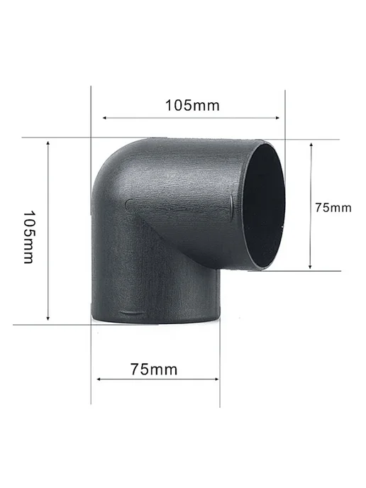75mm Car Air Heater Ducting Pipe Air Vent Outlet L Shape, вариант, фото 2