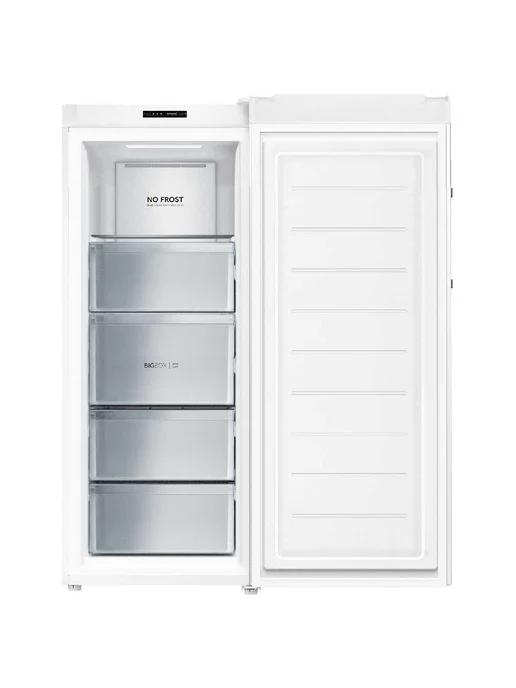 Морозильная камера вертикальная Haier HF-242WG, 242 л, отдельностоящая, No Frost (ноу фрост), ширина 59.5 см, быстрая суперзаморозка, тихий бытовой морозильник для дома, белый, вариант, фото 4