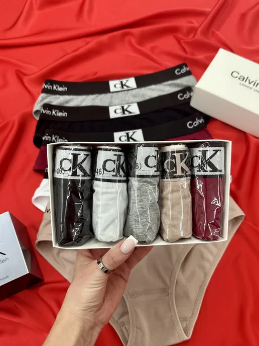 CALVIN KLEIN Трусы в стиле Calvin Klien набор в подарочной коробке, черный, фото 2