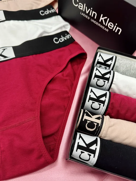CALVIN KLEIN Трусы в стиле Calvin Klien набор в подарочной коробке, черный, фото 3