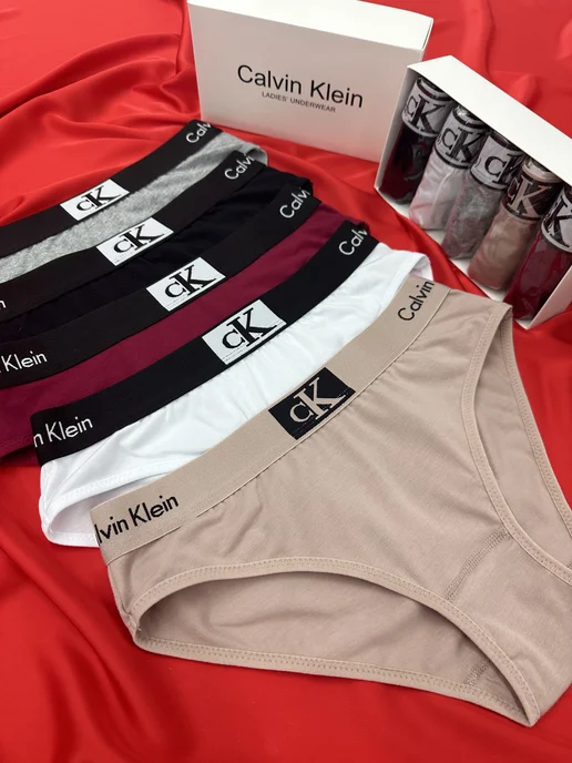 CALVIN KLEIN Трусы в стиле Calvin Klien набор в подарочной коробке, черный, фото 7
