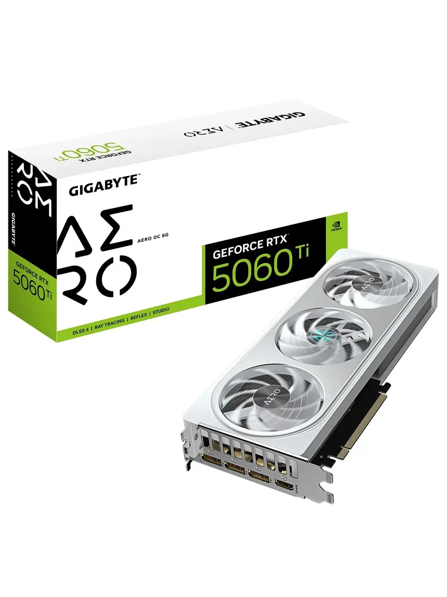 Gigabyte Видеокарта GeForce RTX 5060 Ti Aero OC 8GB GDDR7