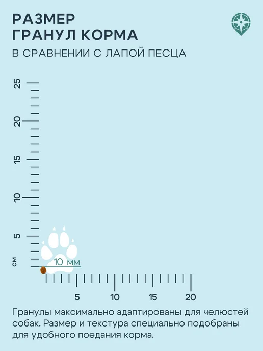 Сухой корм Территория Белой для собак, взрослые, мелкие, рыба, 0,82 кг, фото 7