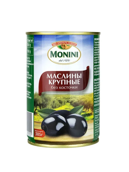 Monini Маслины Крупные без косточки, 385г, 385 г