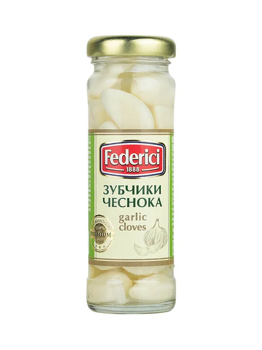 Federici Зубчики чеснока маринованные, 100 г, 100 г