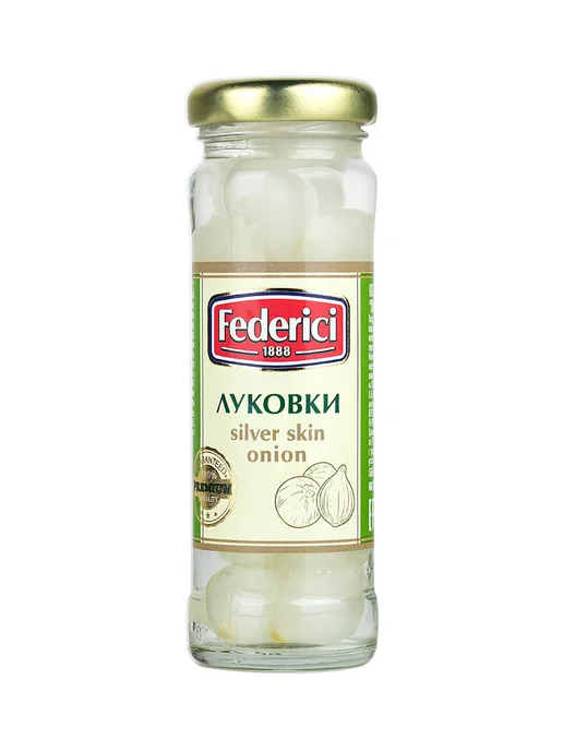 Federici Луковки маринованные, 100 г, 100 г
