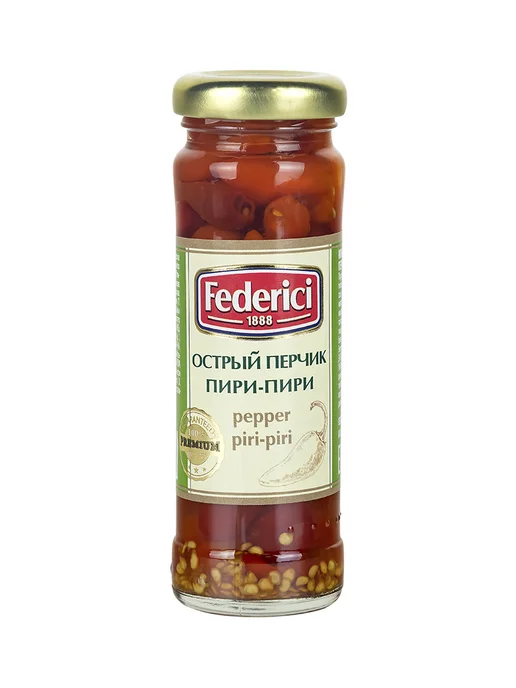 Federici Перец Пири-Пири острый маринованныЙ, 100 г, 100 г