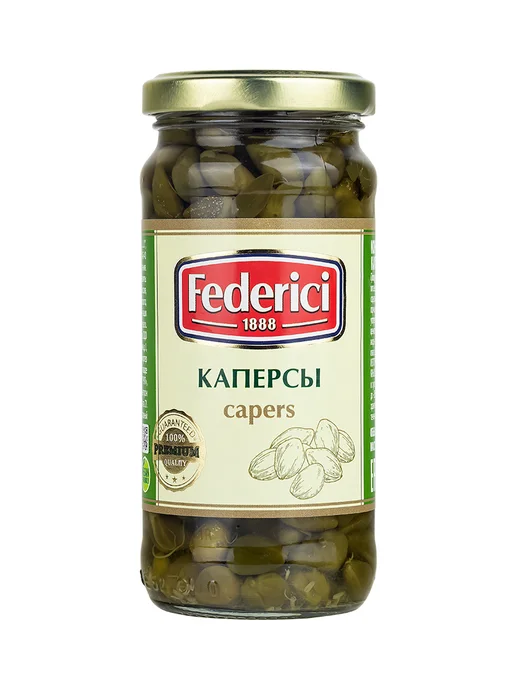 Federici Каперсы маринованные, 100 г, 230 г