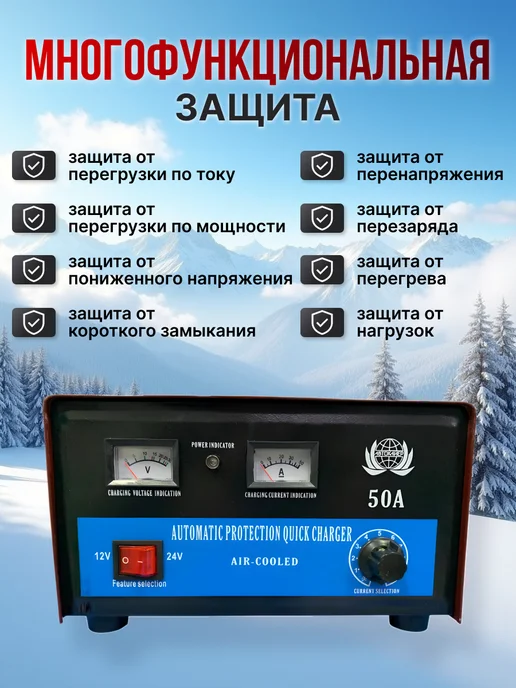 Автоматическое устройство для зарядки аккумулятора, вариант, фото 4