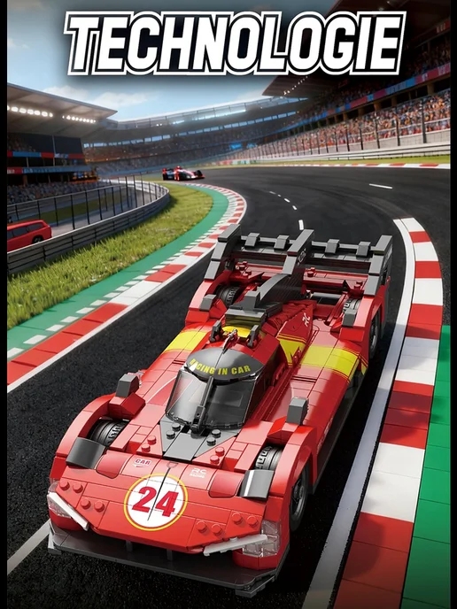 LEGO Конструктор Суперкар 1370 деталей, красный, фото 5