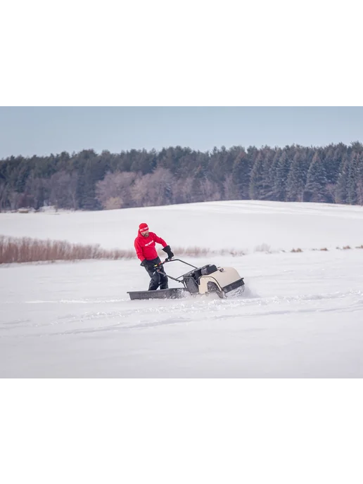 Baltmotors Мотобуксировщик Snowdog Sport 2027+сани 1450 в подарок, белый, фото 6
