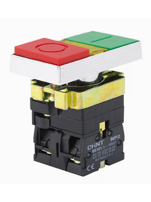 CHINT Кнопка управления Чинт NP2-BW8465 белый корпус 574789, белый