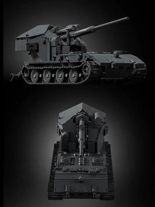 LEGO Конструктор Танк Waffentrager E-100 2036 деталей, вариант, фото 5