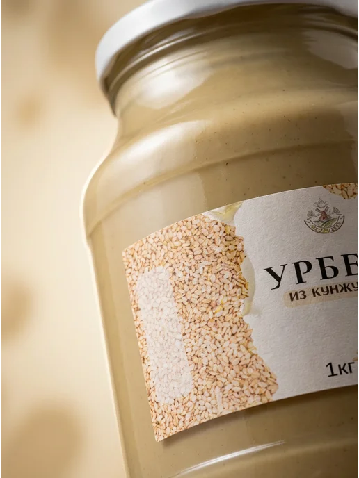 Eco Dom Урбеч из белого кунжута 1 кг, 1 кг, фото 2