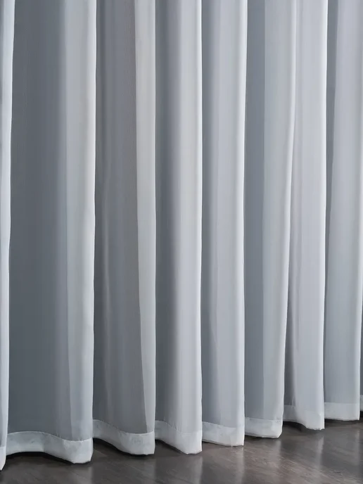 Alya-Home Тюль вуаль готовая 200х250 см для гостиной и спальни, 200x250 см, фото 3