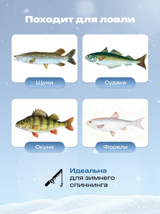 REfish Катушка мультипликаторная для зимней рыбалки правая рука, красный, фото 7