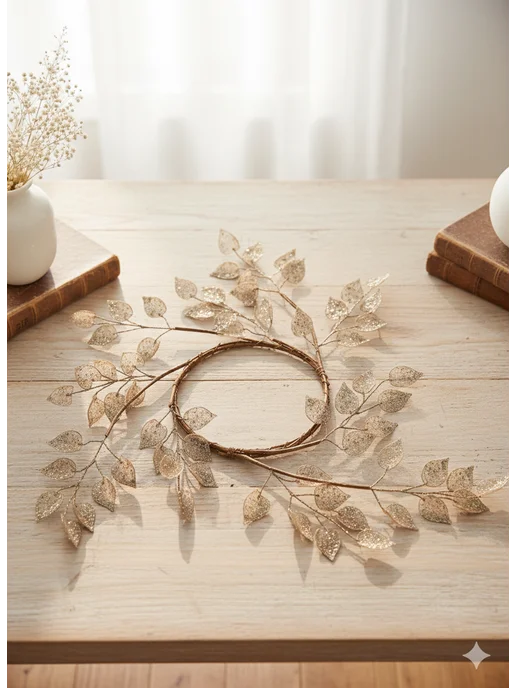 GOOD DECOR Изделие декоративное "Венок", 24 см, вариант