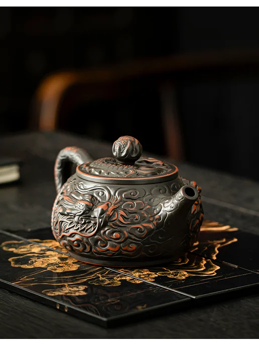 SHR CERAMICS Китайский чайник заварочный, Вырезанный вручную, 300 мл, 300 мл, фото 6