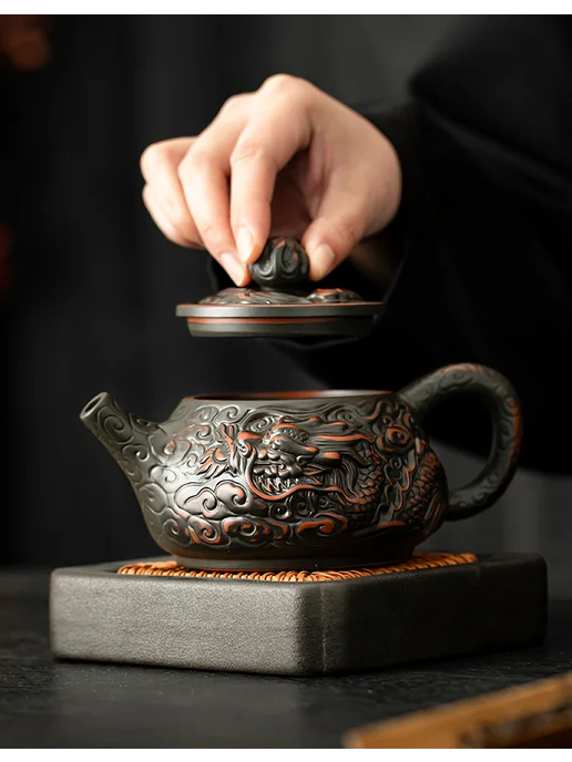 SHR CERAMICS Китайский чайник заварочный, Вырезанный вручную, 300 мл, 300 мл, фото 8