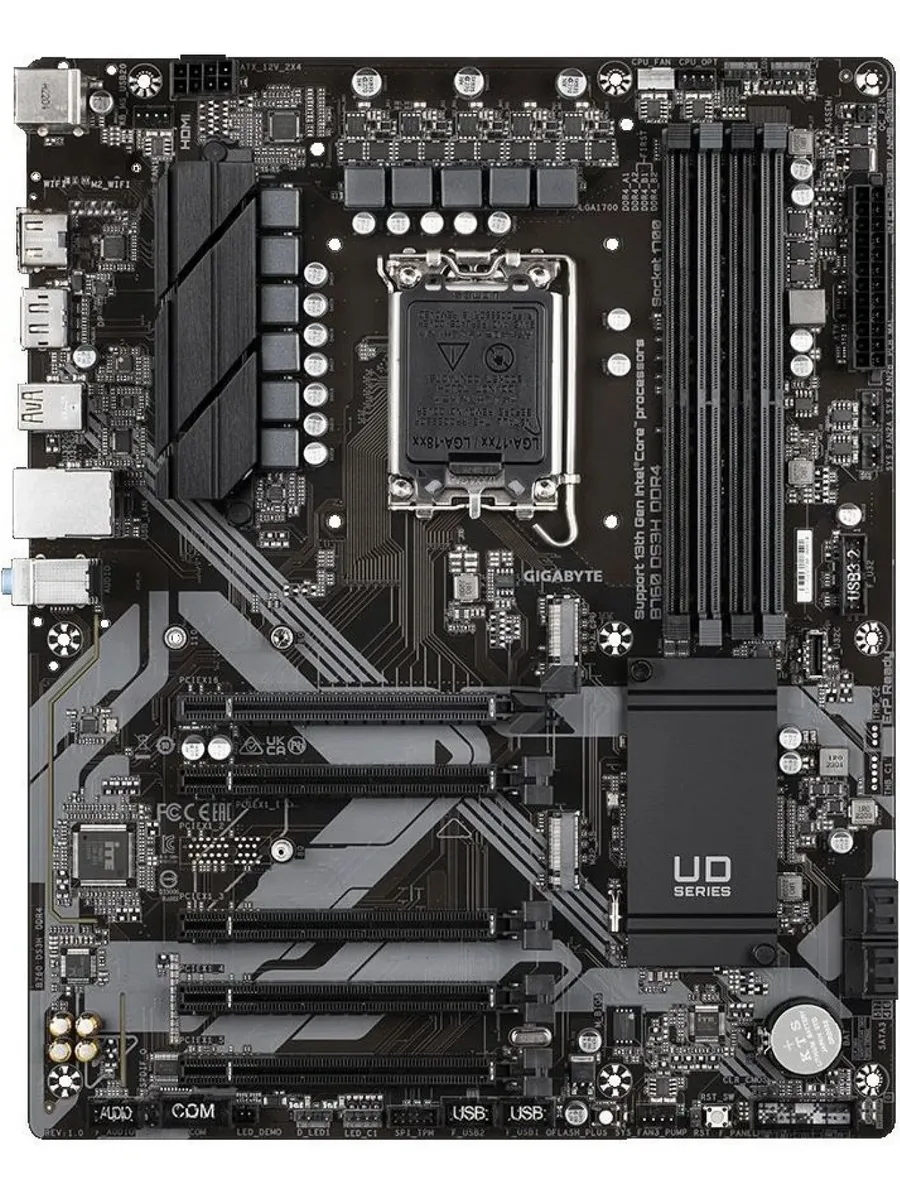 Материнская плата B760 DS3H DDR4 Gigabyte 778287573 купить за 15 238 ₽ в интернет‑магазине Wildberries