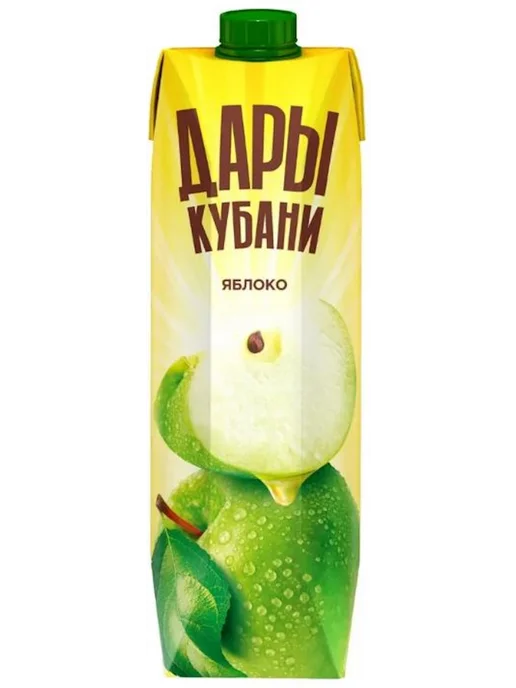 ДАРЫ КУБАНИ Нектар яблочный 0,95л, 0,95 л