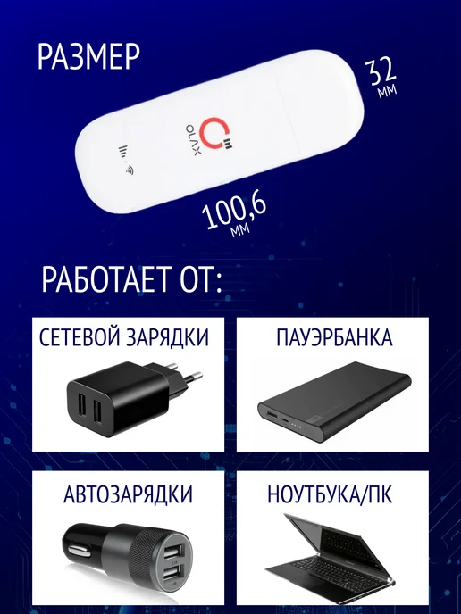OLAX 4G WIFI модем под любую сим карту F90, 4 г, фото 3