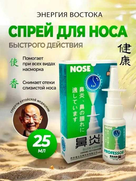 Спрей Профессор от заложенности носа, вариант