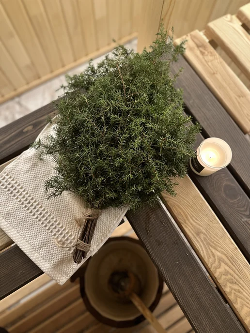 Mr.Forest Веник для бани из можжевельника, вариант, фото 7