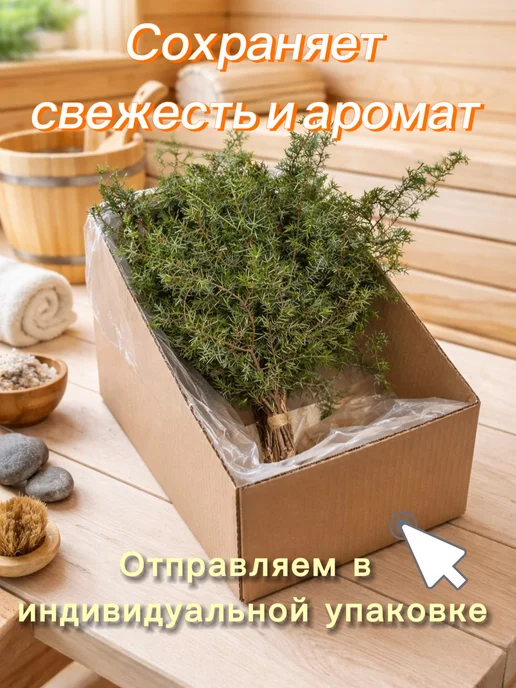 Mr.Forest Веник для бани из можжевельника, вариант, фото 8