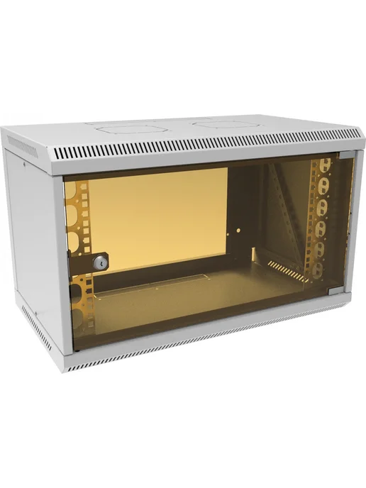 Suprlan Шкаф коммутационный ТВЛ-6U-600-350-СР (05-1060), серый, фото 2