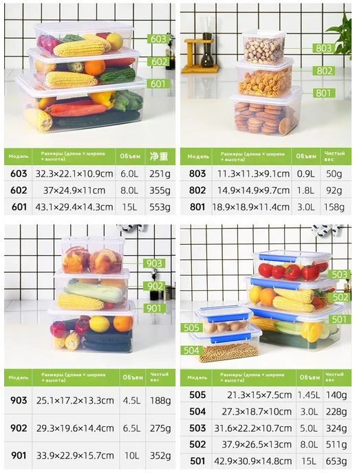 Коробка для хранения свежих продуктов 3L, 3 л, фото 8