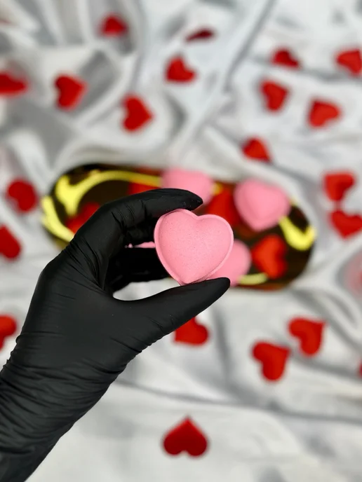 GBomb_SP Набор сияющим пенных бомбочек LOVE, белый, фото 5