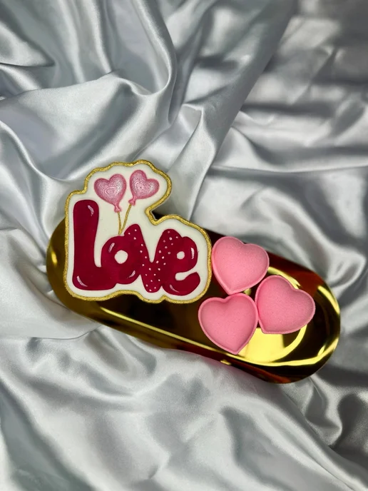 GBomb_SP Набор сияющим пенных бомбочек LOVE, белый, фото 6