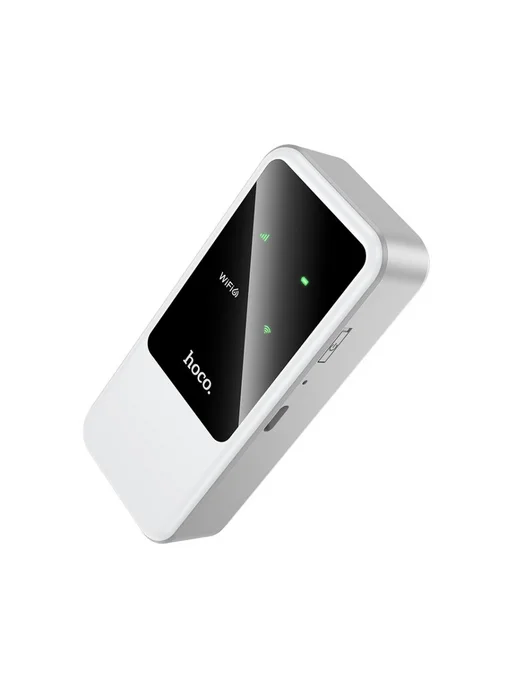 HOCO Карманный Wi-Fi роутер под SIM-Карту, белый, фото 3