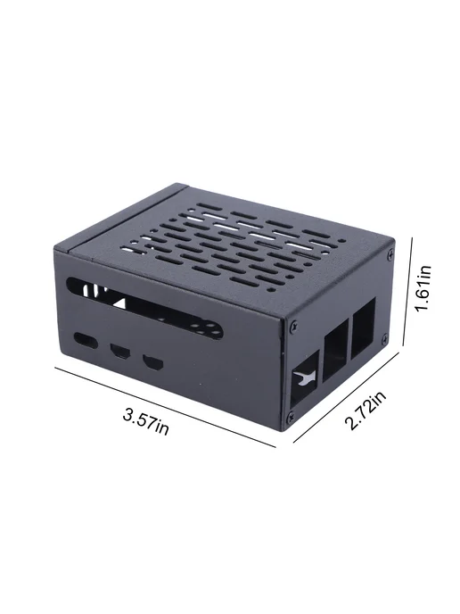 Броне-металлический корпус для Raspberry Pi 5 и M.2 SSD, вариант, фото 6
