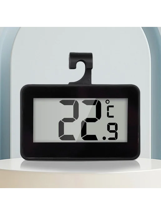 Термометр холодильника LCD дисплей комнатный белый, Цифровой для ЖК комната, фото 3
