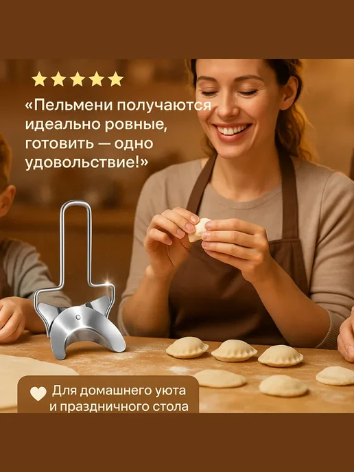 BILANO Пельменница металлическая ручная, серый, фото 4