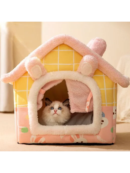 Гнездо для кошек Маленький Зелёный, зеленый, фото 4