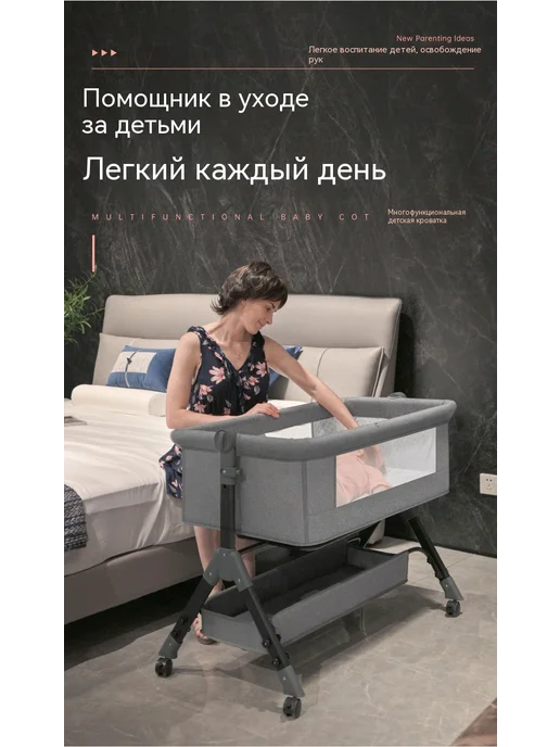 Кровать Светло-зелёный, зеленый, фото 7