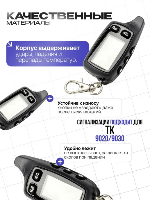 Брелок (пульт) Tomahawk TW-9020, 9030, Корпус брелка сигнализации, фото 2