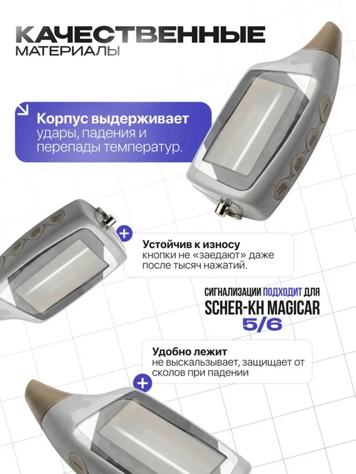 Корпус брелока Magicar 5 6 для сигнализации, вариант, фото 2