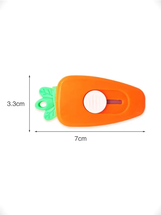 Мини нож канцелярский оранжевый, оранжевый, фото 3